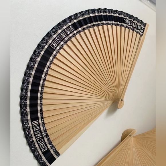 Christian Dior DIORIVIERA Novelty Folding Fan Japan - Picture 2 of 8